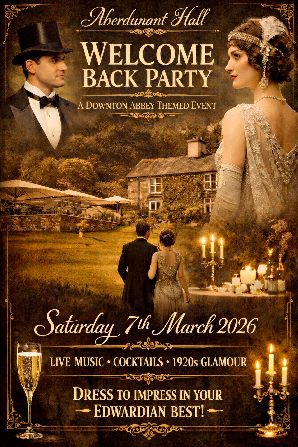 Welcome Back Party - Downton Abbey Themed Event